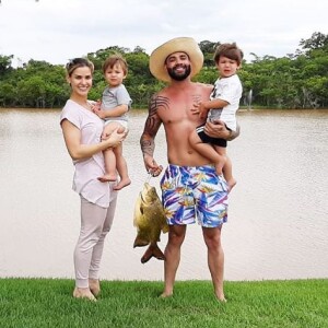 Gusttavo Lima e Andressa Suita são pais de Gabriel, de 2 anos, e de Samuel, de 1