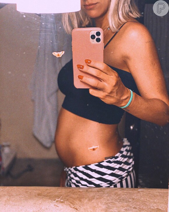 Giovanna Ewbank assume estar amando primeira gravidez