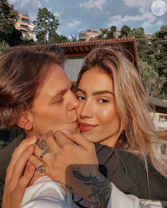 Gabi Brandt e Saulo Poncio reataram casamento em abril de 2020 após breve separação