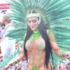 Juju Salimeni desfilou pela X-9 Paulistana no carnaval 2020