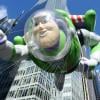 O grande balão do Buzz Lightyear, personagem do filme 'Toy Story'