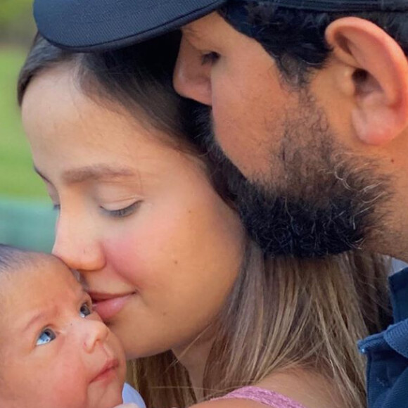 Biah Rodrigues fica curiosa com expressão do filho em foto com Sorocaba. Entenda