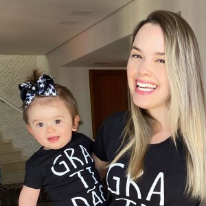 Thaeme Mariôto fala sobre rotina com filha na quarentena