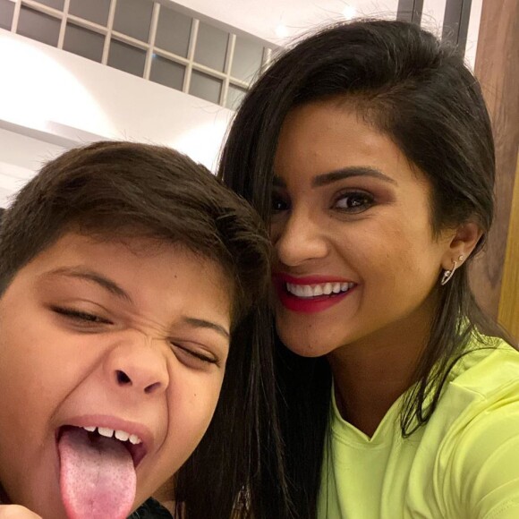 Mileide Mihaile contou que o filho, Yhudy, adora participar da preparação de comidas: 'Verdadeiro chef'