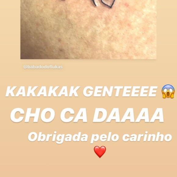 Virgínia Fonseca se choca com tatuagem de fã em homenagem ao casal