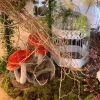Festa de filha de Simaria tem decoração com cogumelos e gaiola de pássaros