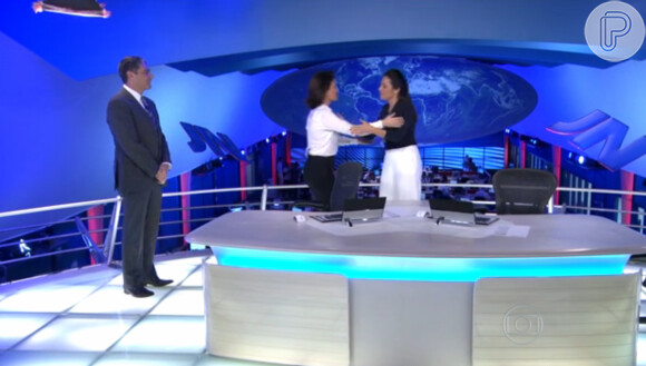 Patricia Poeta se despede do 'Jornal Nacional' e 'passa o bastão' para Renata Vasconcelos