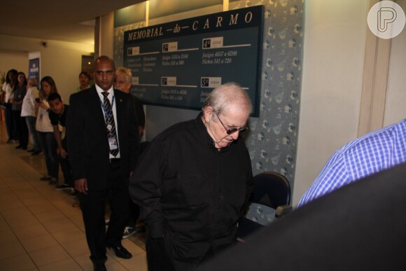 Velório do filho de Jô Soares, Rafael, na Capela 1 do Memorial do Carmo, no Rio de Janeiro