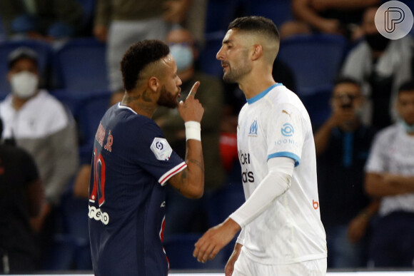 Neymar sofre racismo do espanhol Álvaro González em partida do PSG contra o Olympique de Marselha, neste domingo, 13 de setembro de 2020