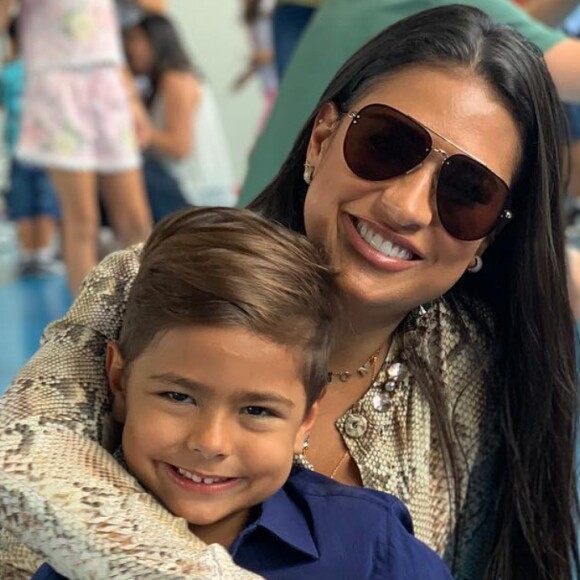 Grávida, Simone contou sugestão do filho, Henry, para nome de bebê