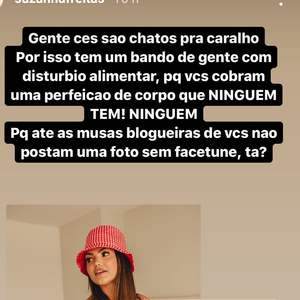 Suzanna Freitas rebate rumor de gravidez em foto de maiô