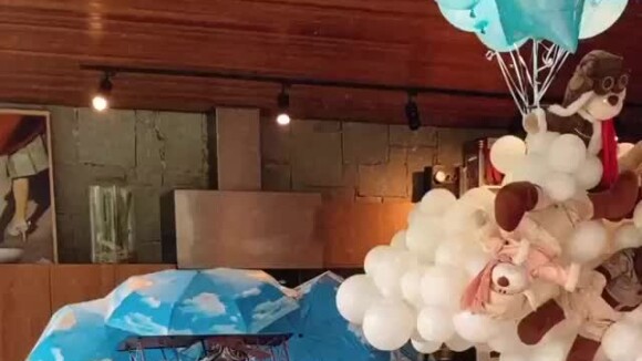 Giovanna Ewbank mostra decoração de festa do filho. Veja vídeo!