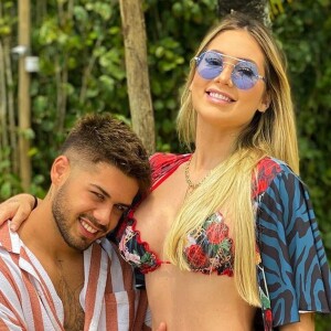 Virginia Fonseca está grávida do primeiro filho com Zé Felipe, seu namorado há 4 meses