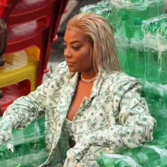 Ludmilla grava novo clipe em comunidade da Rocinha, na zona sul do Rio de Janeiro, nesta quinta-feira, 05 de novembro de 2020