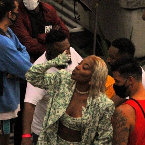 Ludmilla grava novo clipe em comunidade da Rocinha, na zona sul do Rio de Janeiro, nesta quinta-feira, 05 de novembro de 2020