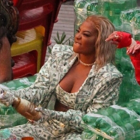 Ludmilla grava novo clipe em comunidade da Rocinha, na zona sul do Rio de Janeiro, nesta quinta-feira, 05 de novembro de 2020