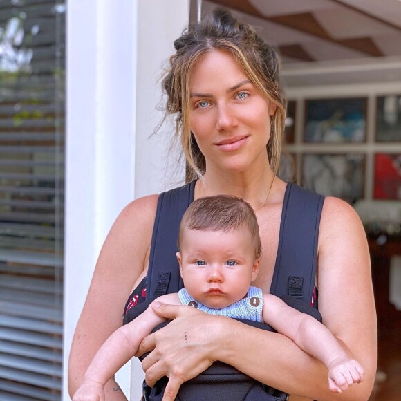 Zyan, filho de Giovanna Ewbank e Bruno Gagliasso, completou 4 meses
