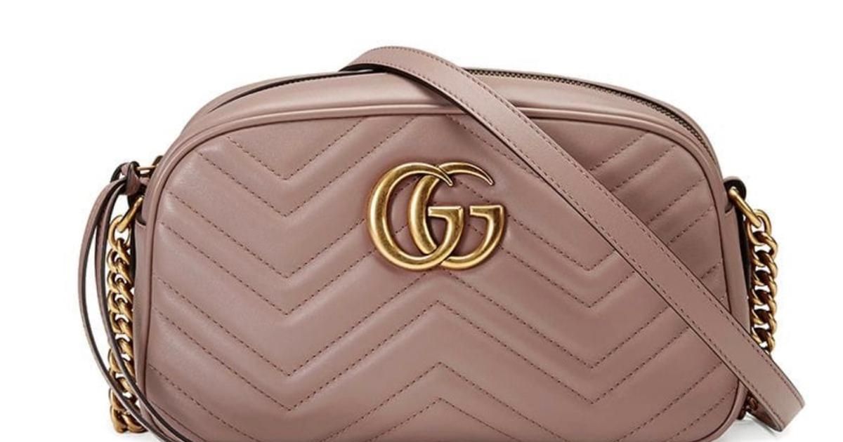 gucci blue camera bolsa