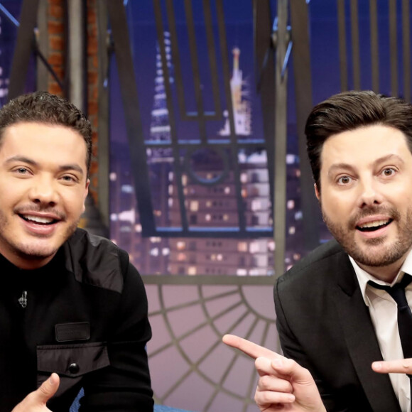 Wesley Safadão foi entrevistad por Danilo Gentili no 'The Noite'