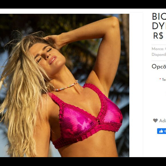 Biquíni eleito por Giovanna Antonelli mistura tie dye e crochê