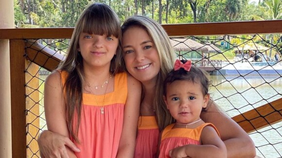 Filhas de Ticiane Pinheiro curtem passeio com a mãe: 'Aproveitando cada minuto'
