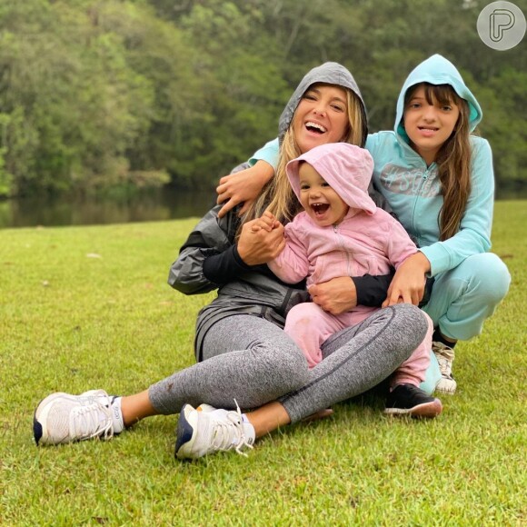 Ticiane Pinheiro é mãe de Rafaella Justus, de 11 anos, e Manuella, de 1