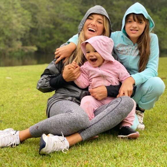 Ticiane Pinheiro é mãe de Rafaella Justus, de 11 anos, e Manuella, de 1