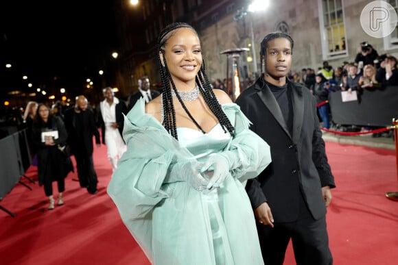 A$AP Rocky surpreendeu Rihanna ao eleger look usado pela cantora no Brit Awards 2019 como seu favorito em prêmios