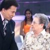 Palmirinha Onofre realizou o seu sonho de conhecer Silvio Santos