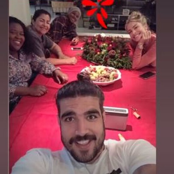 Grazi Massafera e Caio Castro passam o Natal juntos