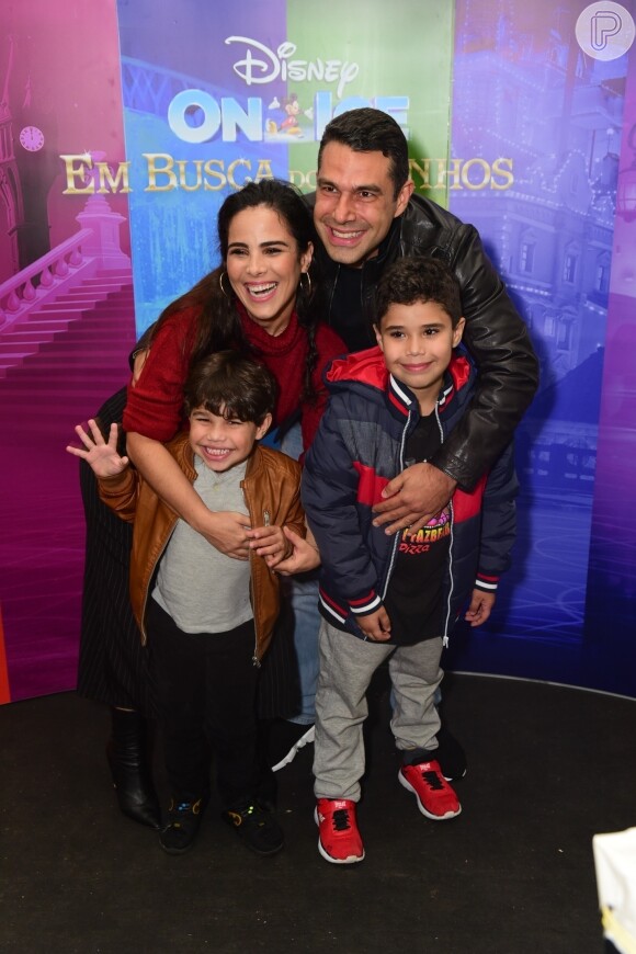 Wanessa Camargo é casada com Marcos Buaiz e é mãe de José Marcus (de 8 anos) e João Francisco (de 6)
