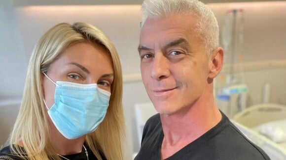 Ana Hickmann posta foto com marido e o motiva durante tratamento contra câncer