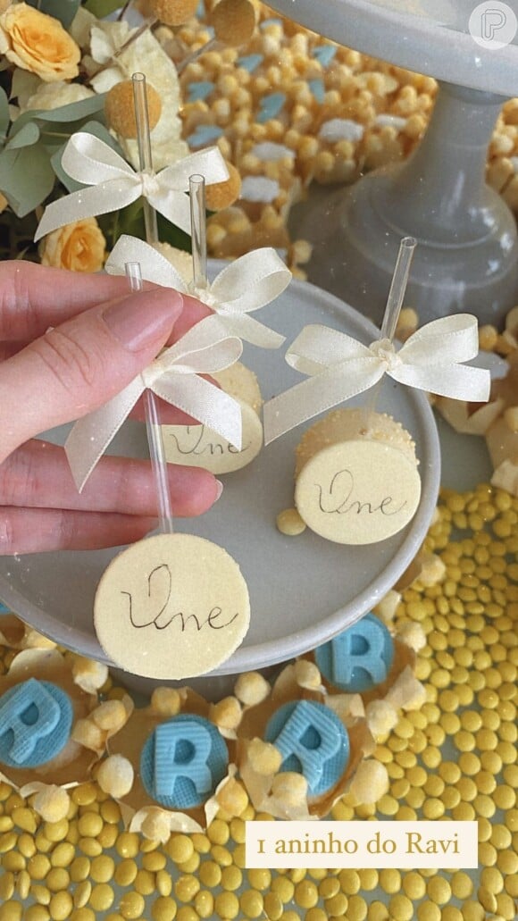 Romana Novais exibe detalhes da decoração do aniversário do filho, Ravi