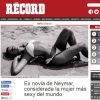 Título de 'mais sexy' para Bruna Marquezine ganhou destaque no portal 'Récord', no México