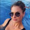 Andressa Suita apareceu em piscina de hotel em Angra dos Reis