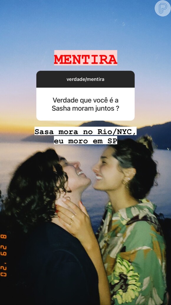 João Figueiredo responde pergunta sobre relacionamento com Sasha Meneghel