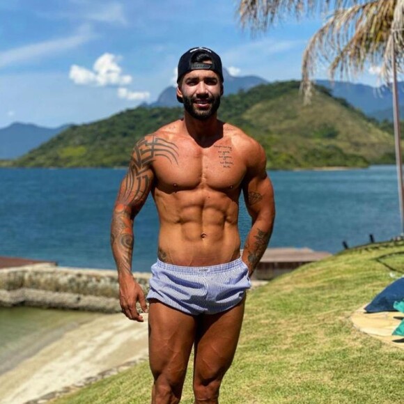 Gusttavo Lima, em 2021, adora malhar