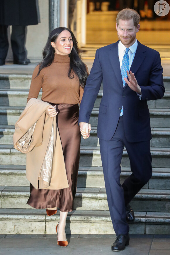 Meghan Markle e o marido, o príncipe Harry, deram entrevista a Oprah Winfrey em 7 de março de 2021