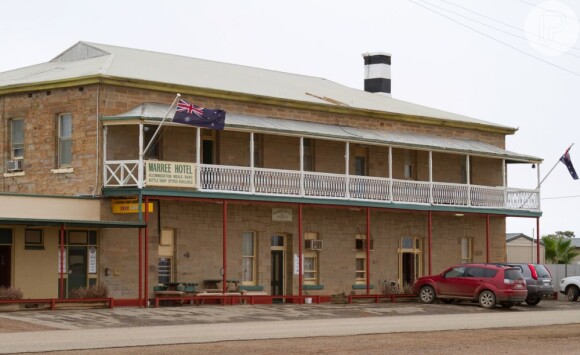 Cenário do filme 'The Rover, que está sendo rodado no deserto da Austrália