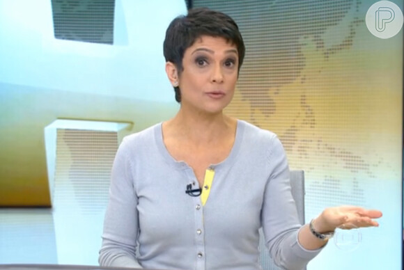 Sandra Annenberg aparece sem cicatriz no 'Jornal Hoje'