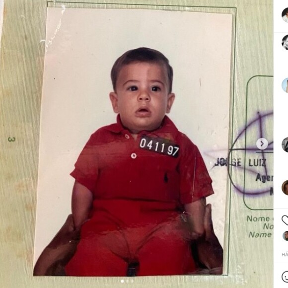 Foto de Enzo Celulari criança ganha comentário de Bruna Marquezine e agita a web