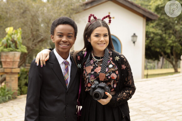 Jean Paulo Campos e Maisa Silva dividiram a cena de novo na novela 'Carinha de Anjo'