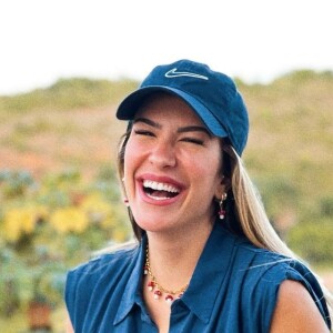 Lorena Improta está radiante com sua primeira gravidez de Léo Santana