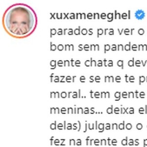 Xuxa opina sobre sexo no carro e divide opiniões na web