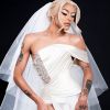 Vestido de noiva da cantora Pabllo Vittar foi feito para projeto na carreira