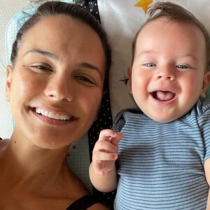 Kyra Gracie relatou futuro ciúme ao postar nova foto com o filho, Rayan: 'Já estou com ciúmes das futuras namoradas'