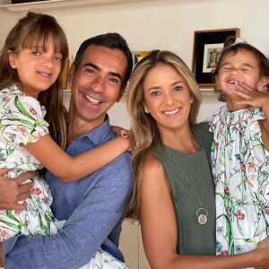 Fotos em família de Ticiane Pinheiro e Cesar Tralli encantam fãs na web