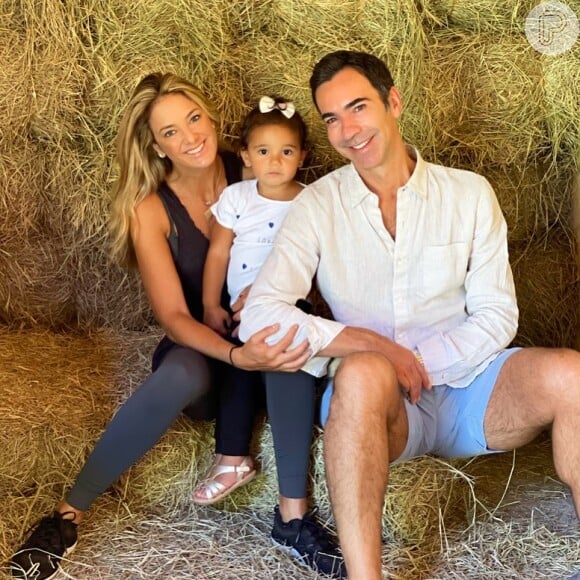 Ticiane Pinheiro e Cesar Tralli são pais de Manuella, de 1 ano e 9 meses