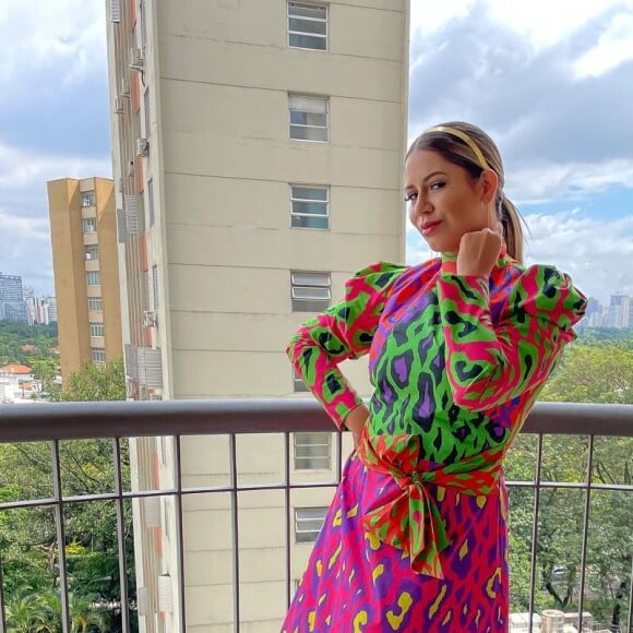 Marília Mendonça também é fã de animal print em diferentes cores