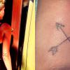 No dia 1º de fevereiro, Miley Cyrus postou no Instagram sua mais nova tatuagem, duas flechas cruzadas representando a amizade